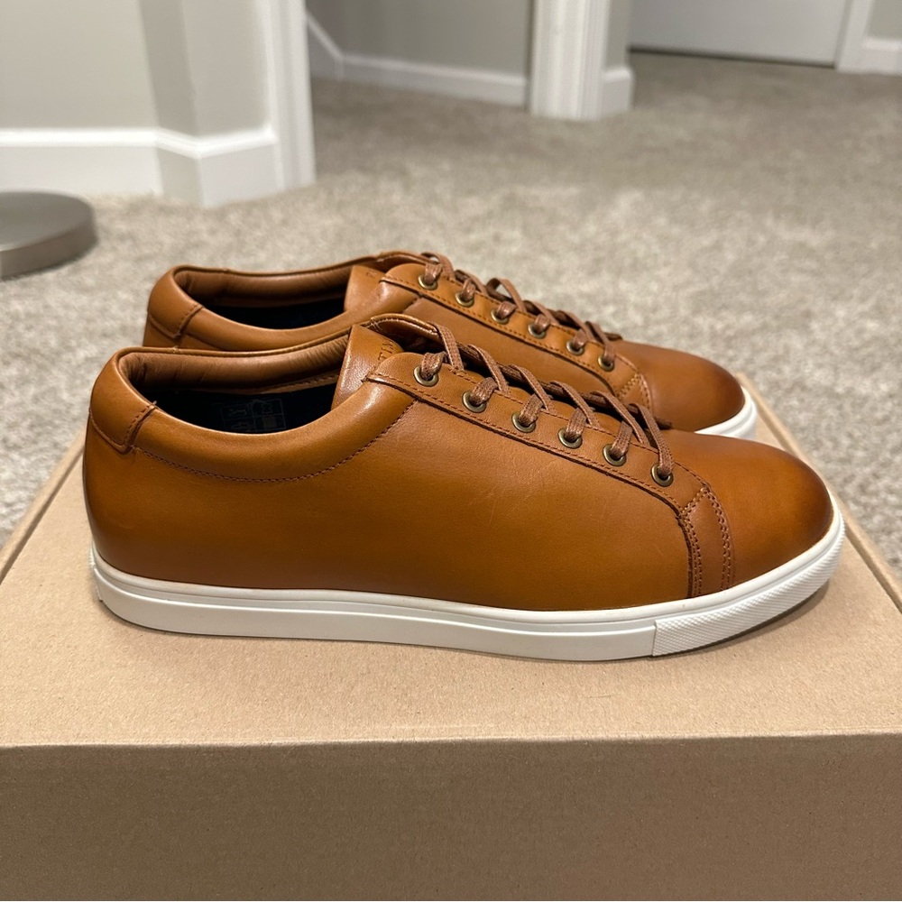 Portland Leather - Patina - Men's Low Top Sneaker - Honey